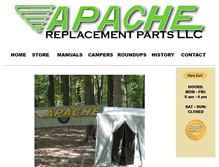Tablet Screenshot of apachecampertrailers.com
